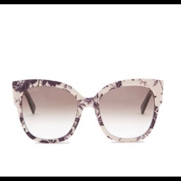 gucci 55mm square sunglasses